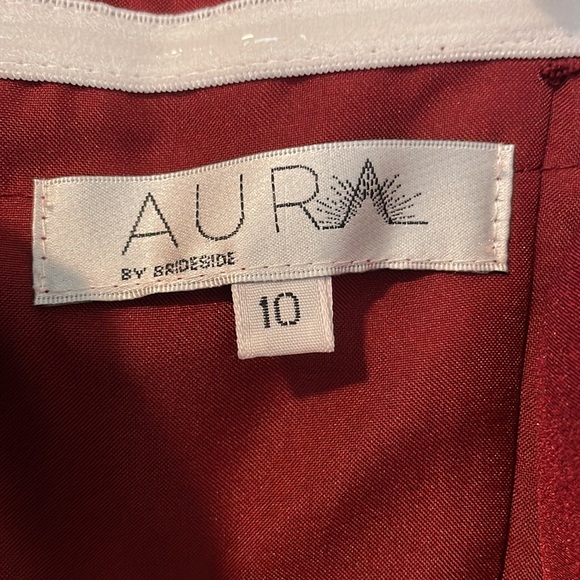 Aura by Brideside size 10 in color Wine - Picture 4 of 6